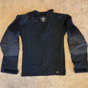 TRU-SPEC Black Cordura Base Layer Combat Shirt